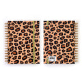 160 Sht Jumbo Spiral Unique Animal Print Hot Stamp Journal, 8.5"X6.25", 2 Designs