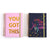 160 Sht Jumbo Spiral Hot Stamp Journal, You Got This/You'Re Magical, 8.5"X6.25", 2 Designs