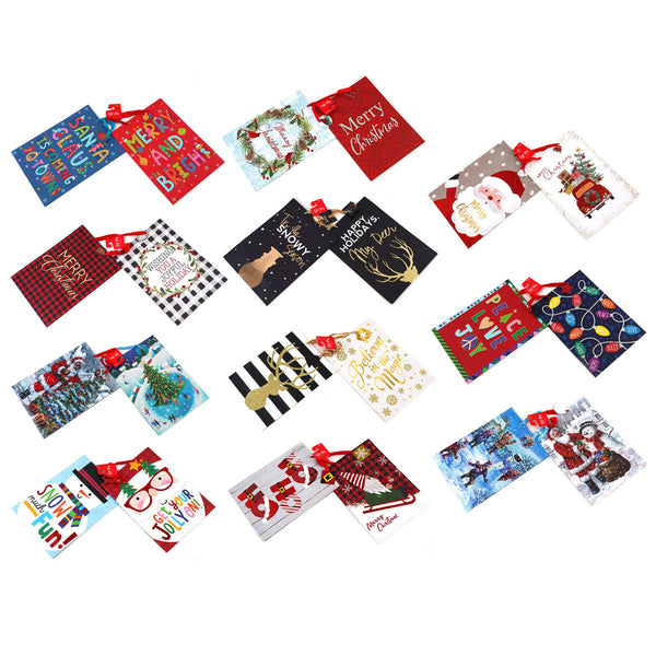 2Pk Extra Large Christmas Gift Bags, 11 Assorted Sets (12/24)