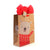 3Pk Large Hello Christmas Kraft Hot Stamp Bag, 4 Designs
