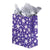 Large Christmas Stars Embossed Kraft Bag, 4 Colors