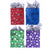 Large Christmas Stars Embossed Kraft Bag, 4 Colors