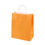 Large 6 Pack Bundled Neon, White Kraft Bag W/White Color Handle, 4 Colors