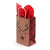 8Pk Narrow Medium Printed Bundle Plaids/Holly Christmas Kraft Bag, 3 Designs