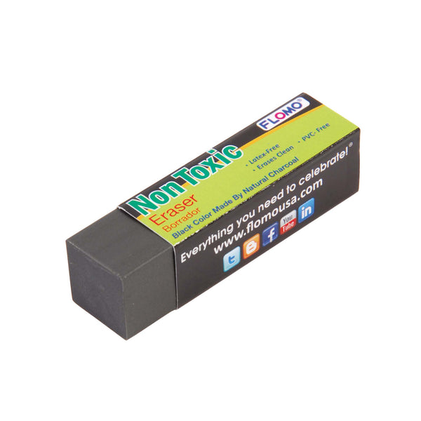Flomo Natural Charcoal Eraser- Pvc-free& Non-toxic, - Buy Taiwan