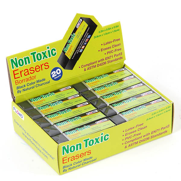 Wholesale Pencil Erasers by FLOMO - Non-Toxic and Eco Friendly