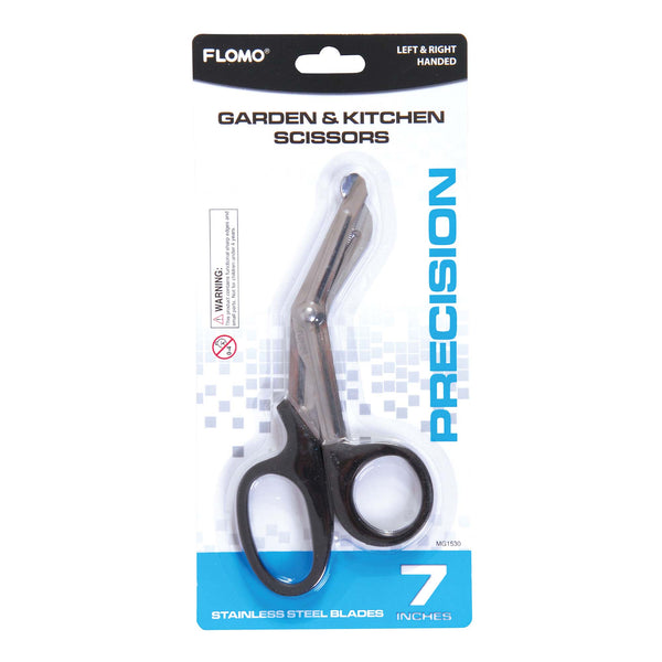7" Garden & Kitchen Scissors, 3 Colors