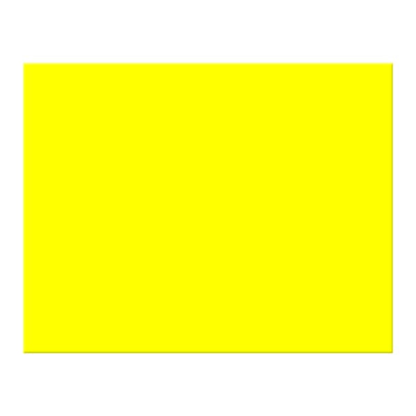22 X 28" Yellow Poster Board