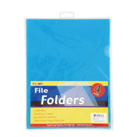4 Poly File  Folders, 4 Colors