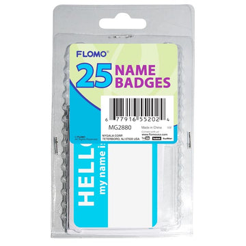 25Pcs Name Badges