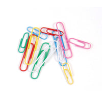 Coated Color Paper Clips In Pdq Display, Assorted Sizes