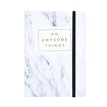 80 Sheets Hot Stamp Journal With Elastic Enclosure, 7" X 5" X .25", 4 Designs