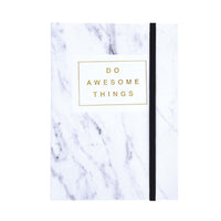 80 Sheets Hot Stamp Journal With Elastic Enclosure, 7" X 5" X .25", 4 Designs