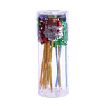 Christmas Pen With Reversible Sequins Characters In Display, 4 Styles
