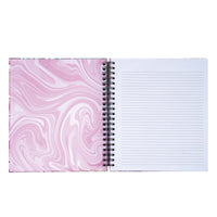 120sht/240pge Megaspiral Hard Cover H/stamp Notebk, Marble/heart 11.25"L X 9.25"W, 2 Designs (12/12)