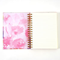 160 Sheet Hard Cover Jumbo Journal Light Floral, Hot Stamp, 8.5X6.25", 2 Designs
