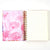 160 Sheet Hard Cover Jumbo Journal Light Floral, Hot Stamp, 8.5X6.25", 2 Designs