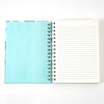 160 Sheet Hard Cover Jumbo Journal Light Floral, Hot Stamp, 8.5X6.25", 2 Designs