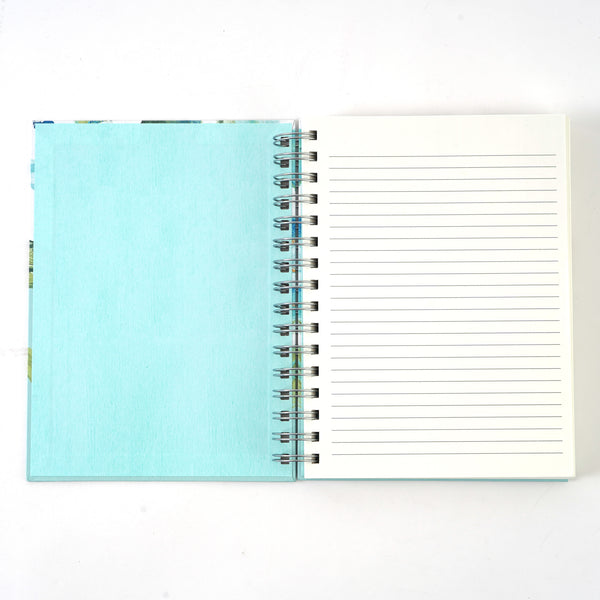 160 Sheet Hard Cover Jumbo Journal Light Floral, Hot Stamp, 8.5X6.25", 2 Designs