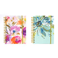 160 Sheet Hard Cover Jumbo Journal Light Floral, Hot Stamp, 8.5X6.25", 2 Designs