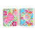 160 Sheet Hard Cover Jumbo Journal Bright Floral, Hotstamp, 8.5"X6.25", 2 Designs