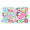 160 Sheet Hard Cover Jumbo Journal Bright Floral, Hotstamp, 8.5"X6.25", 2 Designs