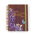 160 Sht Jumbo Spiral Religious Faith Floral Hotstamp Journal, 8.5"X6.25"
