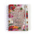160 Sht Jumbo Spiral Religious Woodgrain Faith Hotstamp Journal, 8.5"X6.25"