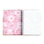 160 Sht Jumbo Spiral Religious Woodgrain Faith Hotstamp Journal, 8.5"X6.25"