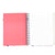 160 Sht 1" Heavy Brass Spiral College Rule Dots Stripes Hotstamp Journal, 8.5"X6.25",2Designs