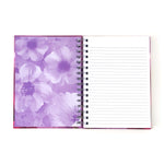 160 Sheet Hard Cover Jumbo Spiral Journal Religious Floral, Hot Stamp, 8.5"X 6.25"