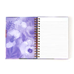 160 Sheet Hard Cover Jumbo Spiral Journal Religious Floral,Hot Stamp,  8.5"X 6.25"