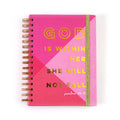 160 Sht Jumbo Spiral Religious Grateful Heart Hot Stamp Journal,  8.5"X6.25"