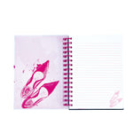 160 Sht Jumbo Spiral Obsessed Glamour Hot Stamp Journal, 8.5"X6.25", 2 Designs