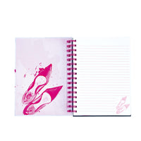 160 Sht Jumbo Spiral Obsessed Glamour Hot Stamp Journal, 8.5"X6.25", 2 Designs