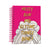 160 Sht Jumbo Spiral Obsessed Glamour Hot Stamp Journal, 8.5"X6.25", 2 Designs