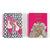 160 Sht Jumbo Spiral Obsessed Glamour Hot Stamp Journal, 8.5"X6.25", 2 Designs