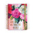 160 Sht Jumbo Spiral Religious Inspired Florals Hot Stamp Journal, 8.5"X6.25"