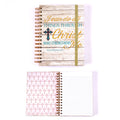 160 Sht Jumbo Spiral Hot Stamp Religious I Can Do All Things Journal, 8.5"X6.25"