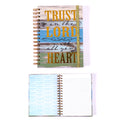 160 Sht Jumbo Spiral Religious Hot Stamp Trust In The Lord Journal, 8.5"X6.25"