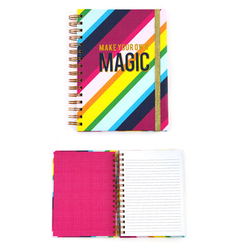 160 Sht Jumbo Spiral Magic Dreams Hot Stamp Journal, 8.5"X6.25"