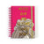 160Sht/320Pge Jumbo Spiral Messy Bun Journal, 8.5"X6.25"