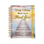 160 SHT JUMBO SPIRAL HOT STAMP JOURNAL RELIGIOUS INSPIRATIONAL BEACH, 8.5"x6.25", 2 DESIGNS (6/24)