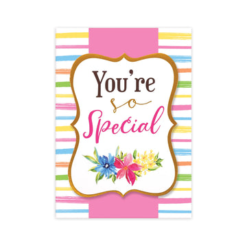 Mother'S Day-2Pc Set Diy Floral Card Kit With Hot Stamping,