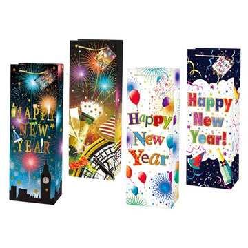 Bottle Celebrate New Year On Hot Stamping, 4 Designs