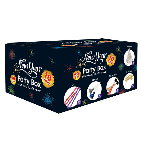 30Pcs Colorful New Year Party Box For 10 People