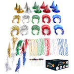 60Pcs Colorful New Year Party Box For 20 People