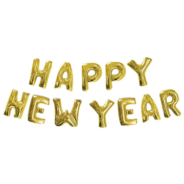 Happy New Year Balloon Banner, 2 Colors