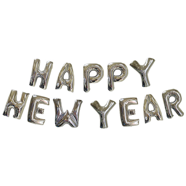 Happy New Year Balloon Banner, 2 Colors