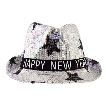 New Year Led Hat, 11.2" X 9.6" X 4.7", 2 Colors
